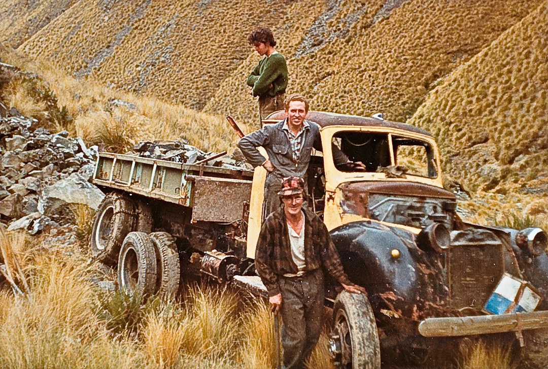 The Noddy team, part of the crew who built the original hut